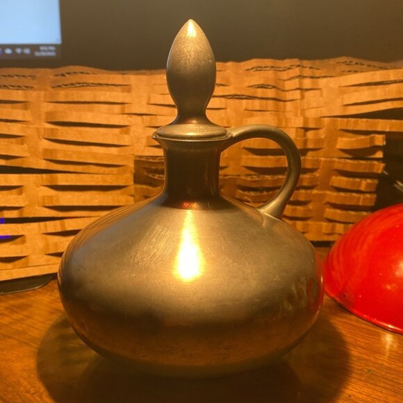 Vintage Royal Holland Pewter Daalderop Pitcher w/ Stopper - Picture 10 of 12